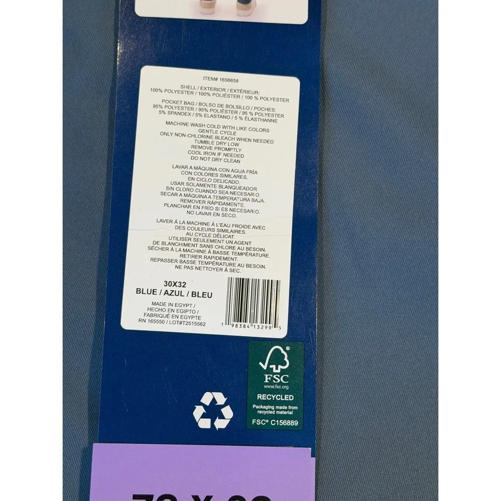 NWT 32 Degrees Cool Mens Regular Fit Stretch Tech Pants Blue 30x32 Tech Classic